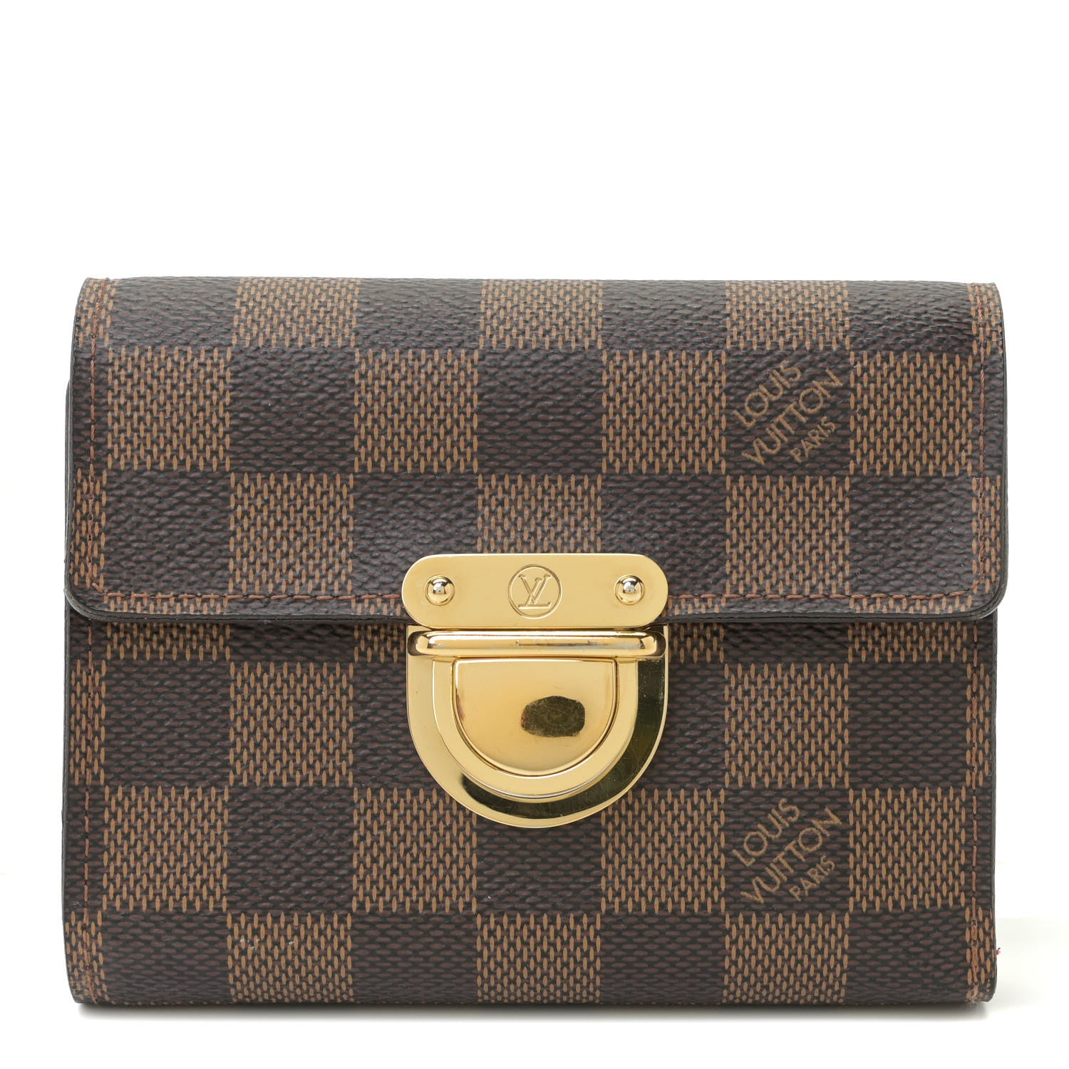 Louis Vuitton Damier Ebene Koala Compact Wallet 1 of 11