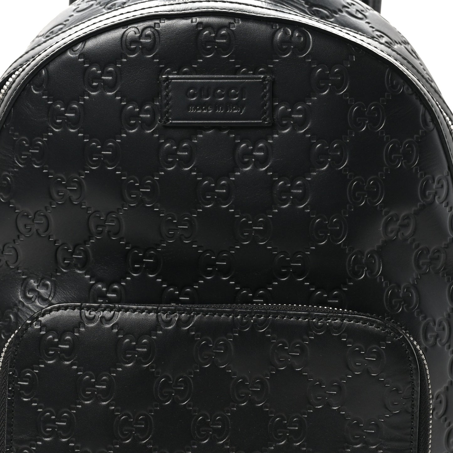 Guccissima Signature Small Day Backpack Black