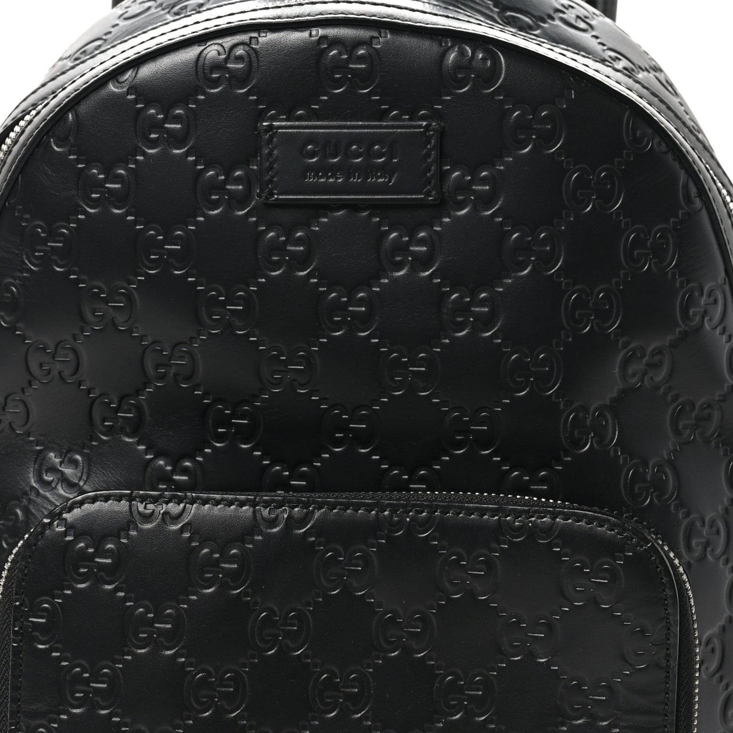Gucci Guccissima Signature Small Day Backpack Black 8 of 10