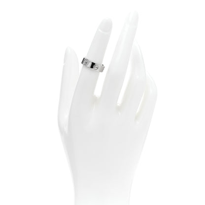 Cartier 18K White Gold 5.5mm LOVE Ring 51 5.75 2 of 4