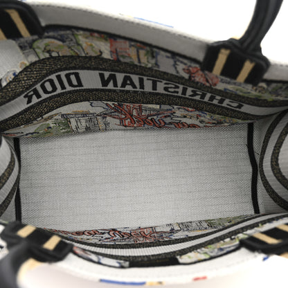Christian Dior Canvas Embroidered Medium New York Book Tote Multicolor 5 of 13