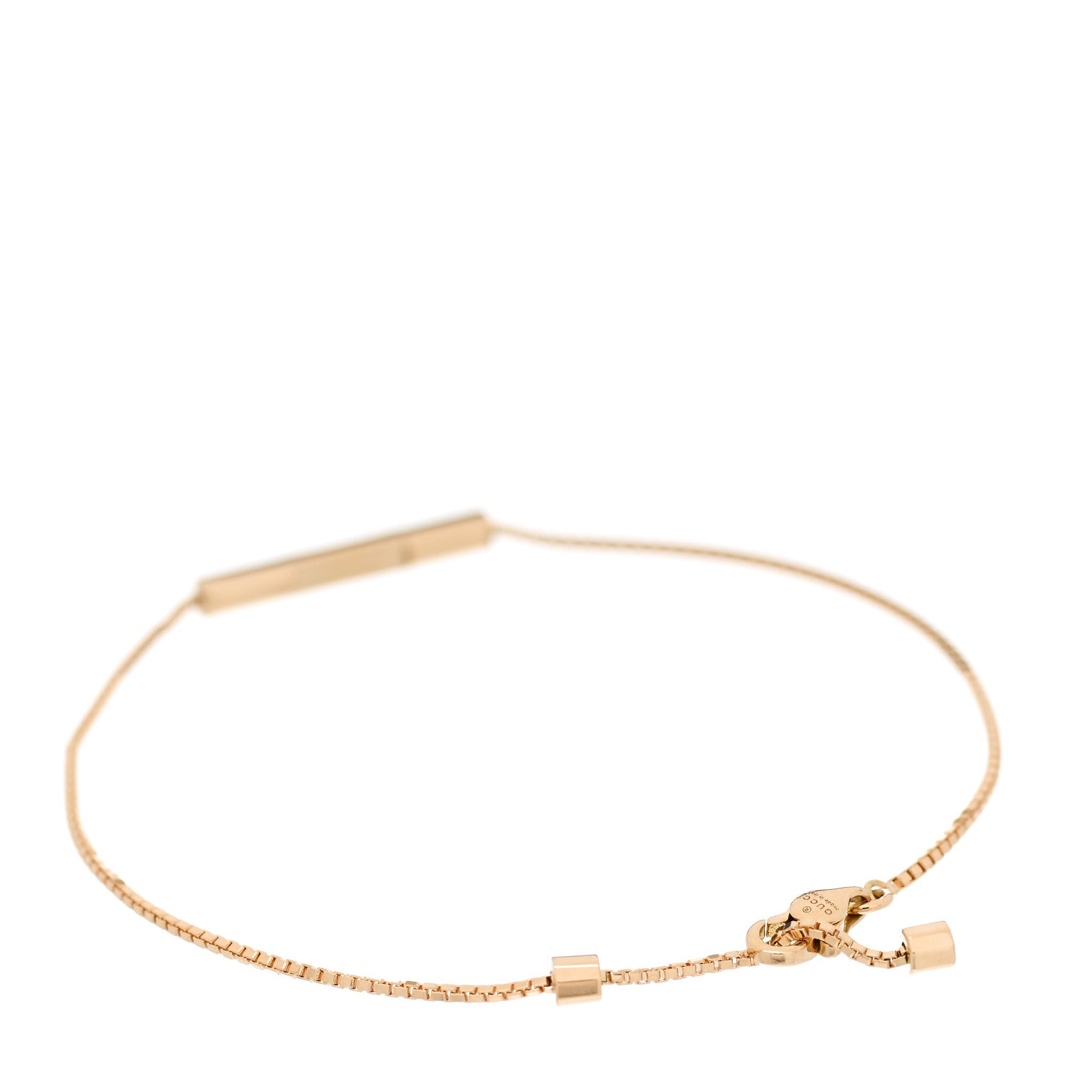 Gucci 18K Yellow Gold Link to Love Bar Bracelet 2 of 6