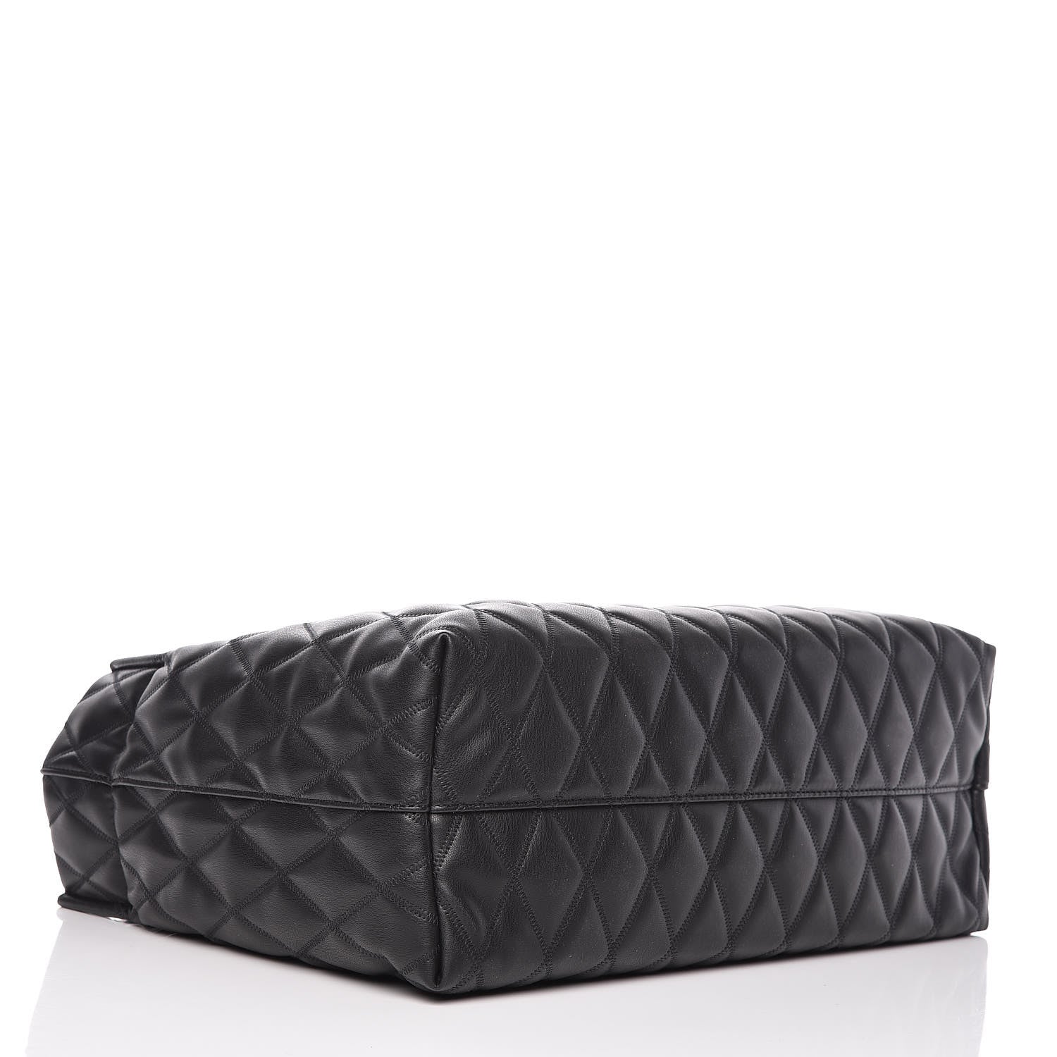 Givenchy Rubber Effect Canvas Quilted Duo Shopper Tote Black 5 of 11