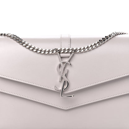 Saint Laurent Smooth Calfskin Sulpice Monogram Chain Wallet Light Natural 9 of 10