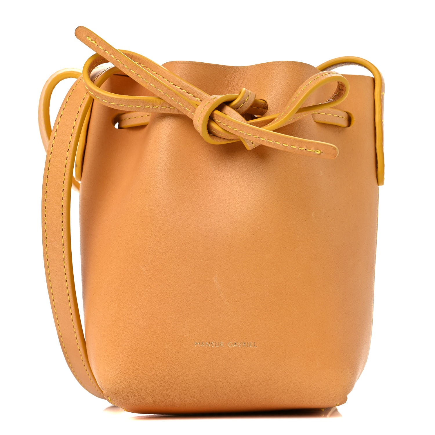 Mansur Gavriel Calfskin Baby Bucket Bag Sun 1 of 12