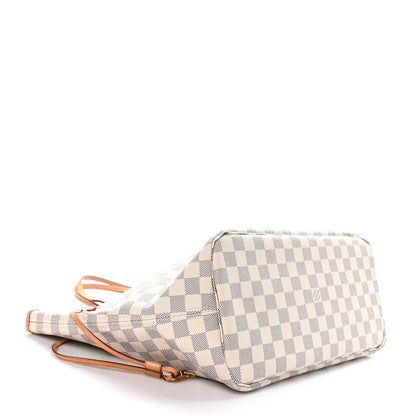 Louis Vuitton Damier Azur Neo Neverfull MM Rose Ballerine 4 of 10