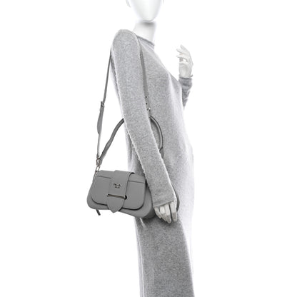 Prada City Calfskin Saffiano Mini Sidonie Shoulder Bag Marmo 2 of 12