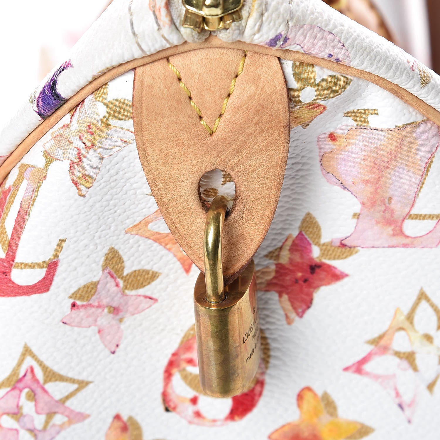 Louis Vuitton Watercolor Aquarelle Speedy 30 White 8 of 30
