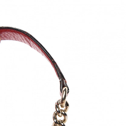 Gucci Pebbled Calfskin Medium Soho Chain Shoulder Bag Tabasco Red 13 of 25