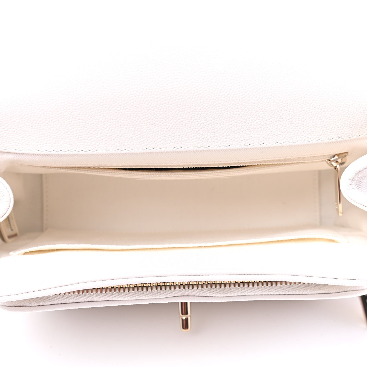 Chanel Caviar Quilted Medium Business Affinity Flap White 4 of 6