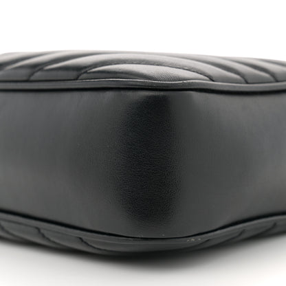 Saint Laurent Calfskin Matelasse Monogram Lou Camera Bag Black 10 of 18