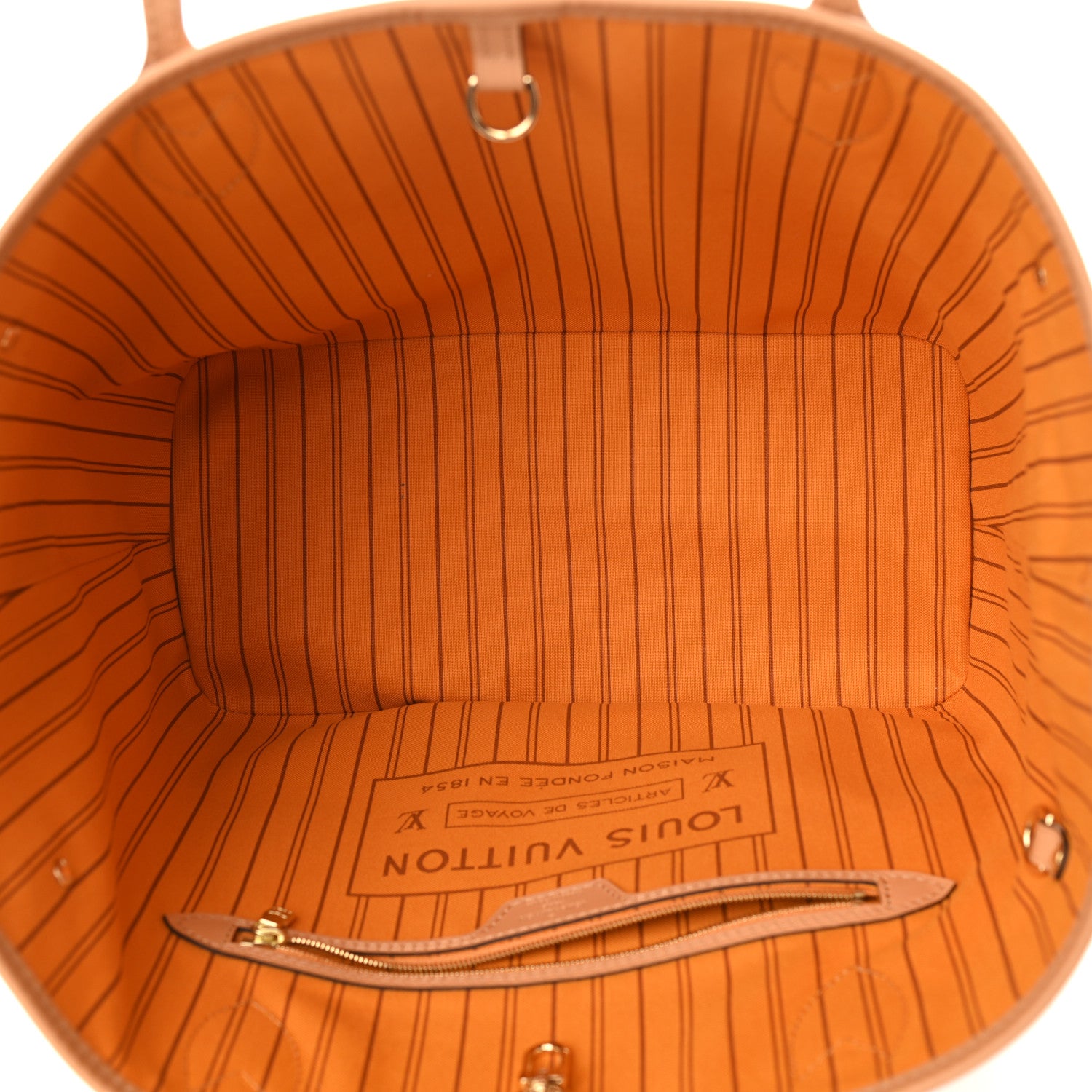 Louis Vuitton Damier Azur Braided Neverfull MM Orange 5 of 8