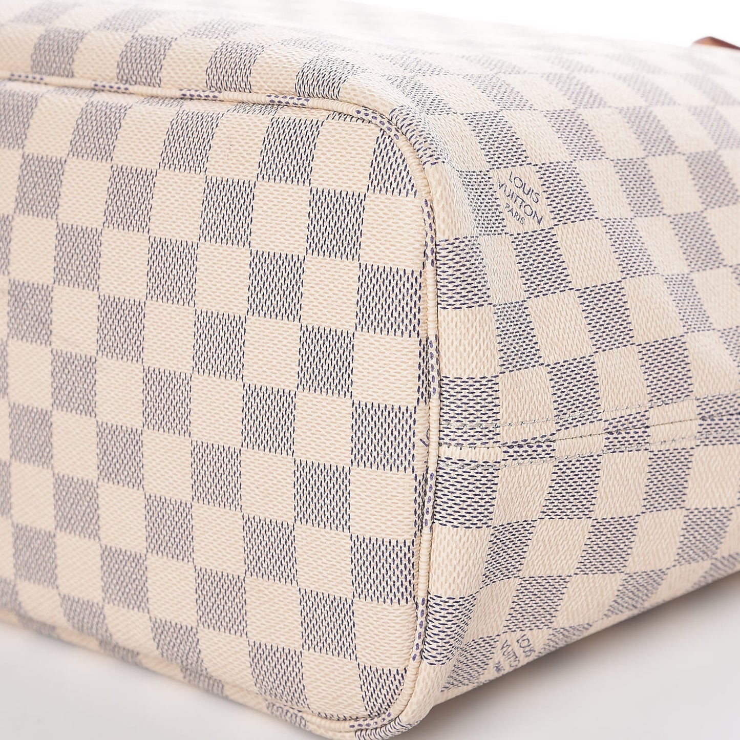 Damier Azur Neo Neverfull MM Rose Ballerine