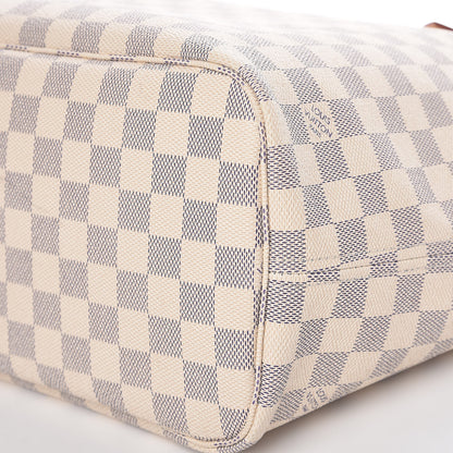 Louis Vuitton Damier Azur Neo Neverfull MM Rose Ballerine 24 of 24