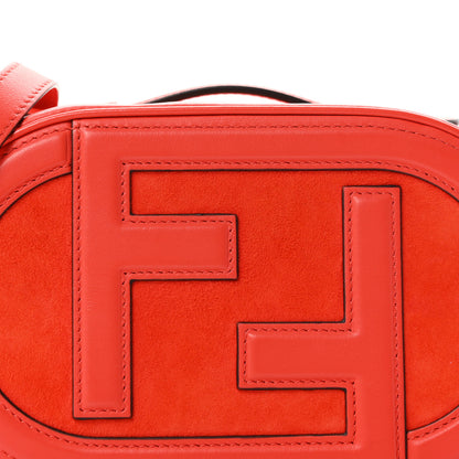 Fendi Vitello Grace Camoscio O'Lock Mini Camera Case Tulipano 14 of 21