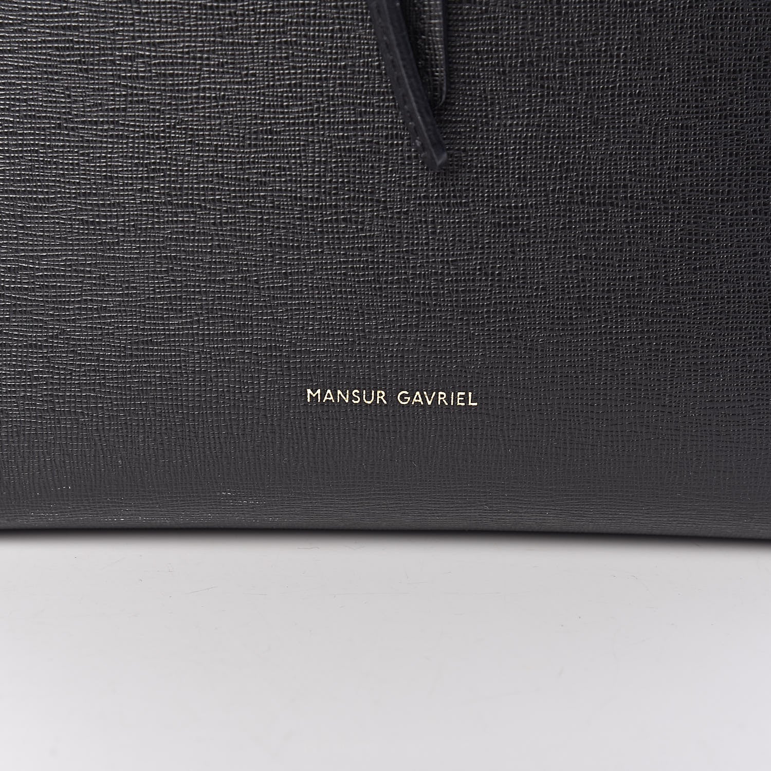 Mansur Gavriel Saffiano Bucket Bag Black Flamma 8 of 13