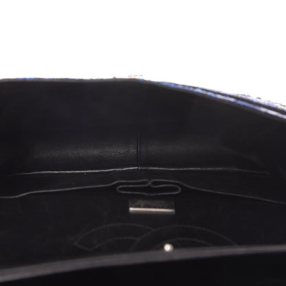 Chanel Metallic Python Quilted 2.55 Reissue 226 Flap Blue 8 of 8