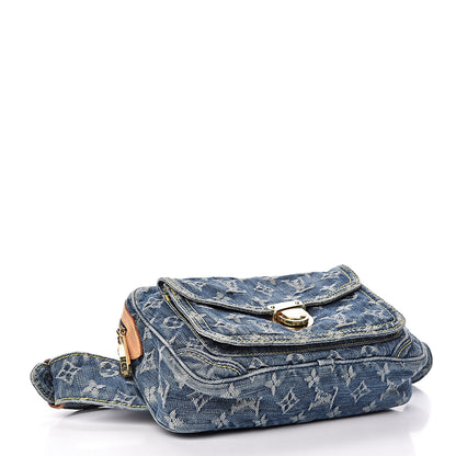 Louis Vuitton Monogram Denim Bum Bag Blue 4 of 11