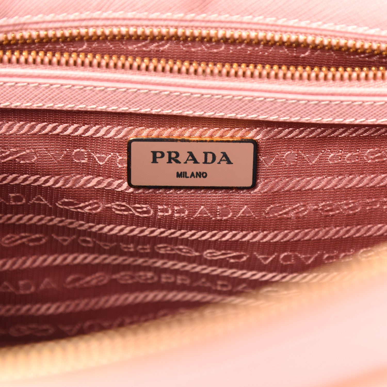 Prada Saffiano Small Galleria Double Zip Tote Orchidea 6 of 10