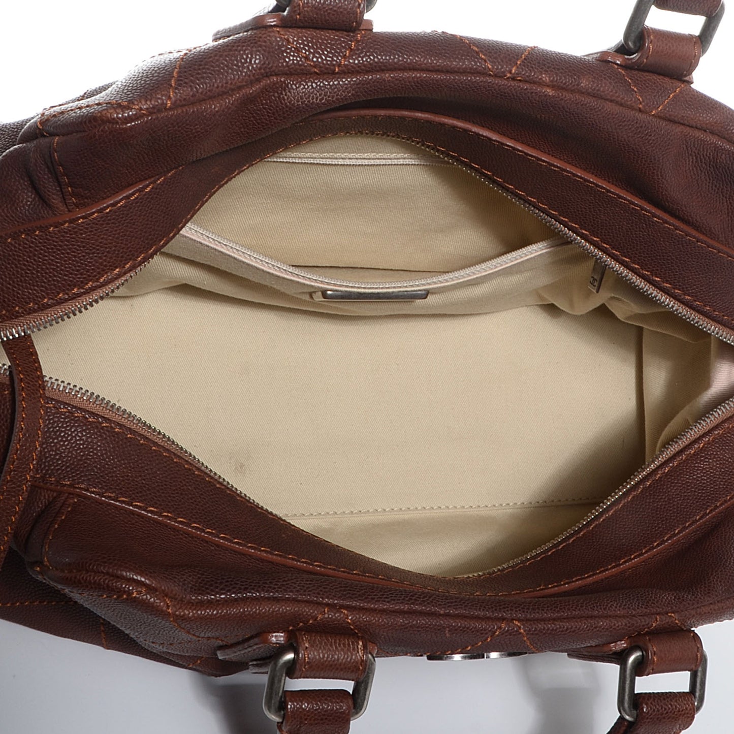 Caviar Large Outdoor Ligne Doctor Bag Brown