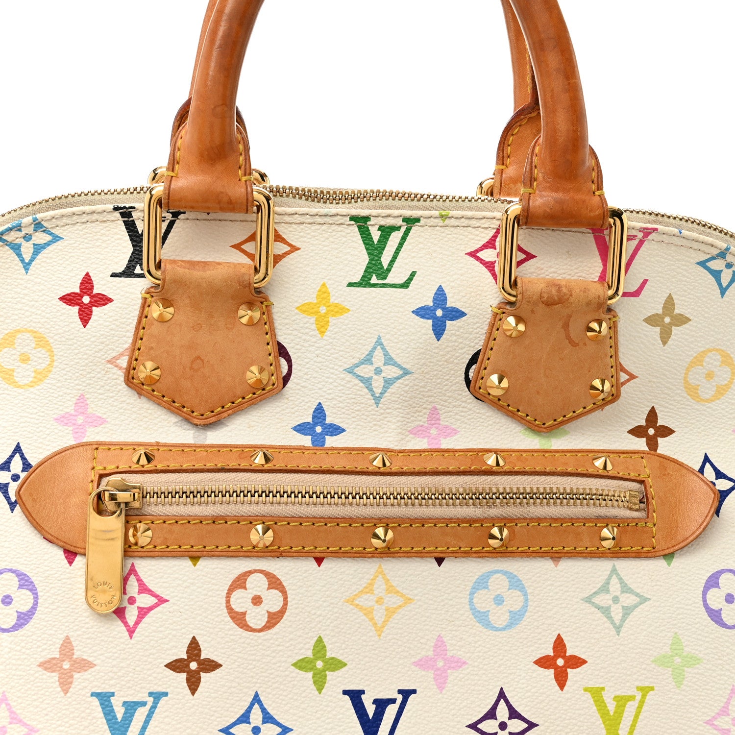 Louis Vuitton Monogram Multicolor Alma White 7 of 13