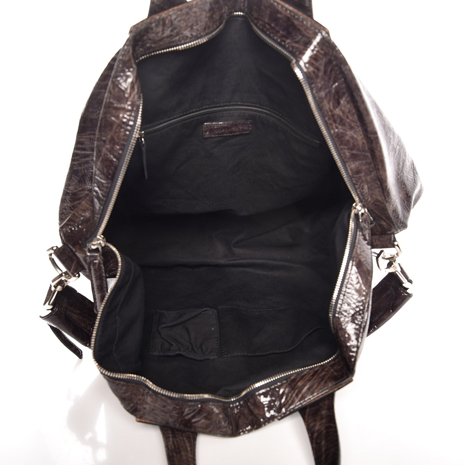 Givenchy Crinkled Patent Leather Large Nightingale Brown 5 of 10