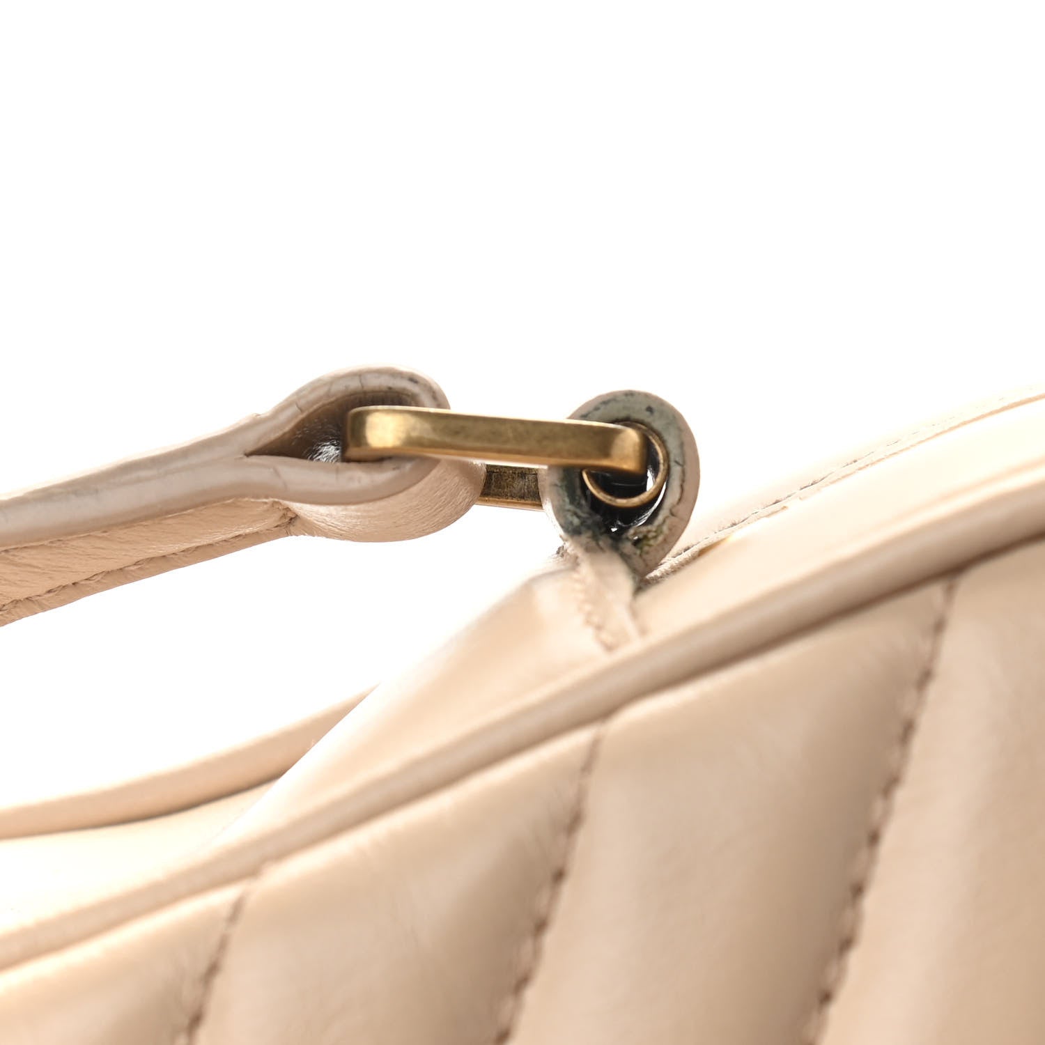 Saint Laurent Calfskin Matelasse Monogram Lou Camera Bag Dark Latte 10 of 13