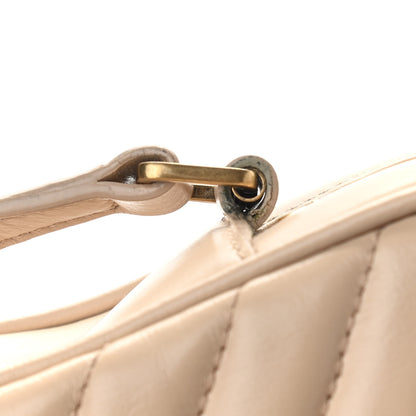 Saint Laurent Calfskin Matelasse Monogram Lou Camera Bag Dark Latte 10 of 13