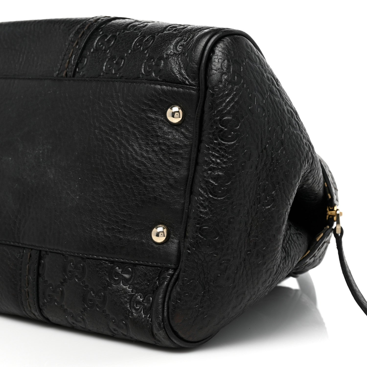 Gucci Guccissima Signoria Large Dome Bag Black 7 of 11