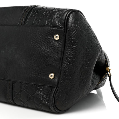 Gucci Guccissima Signoria Large Dome Bag Black 7 of 11