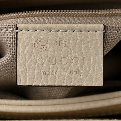 Gucci Dollar Calfskin Interlocking G Crossbody Bag Mystic White 6 of 11