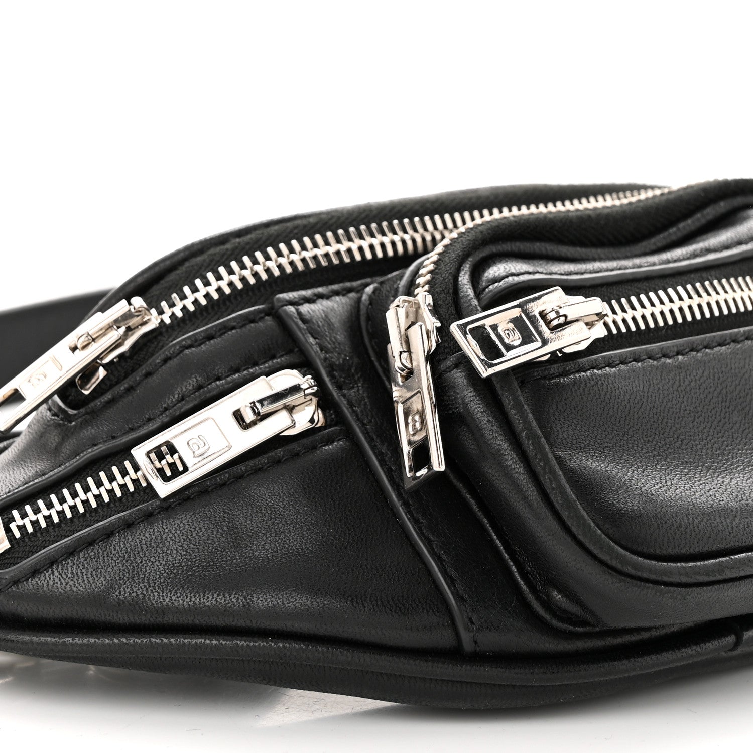 Alexander Wang Lambskin Mini Attica Belt Bag Black 9 of 10