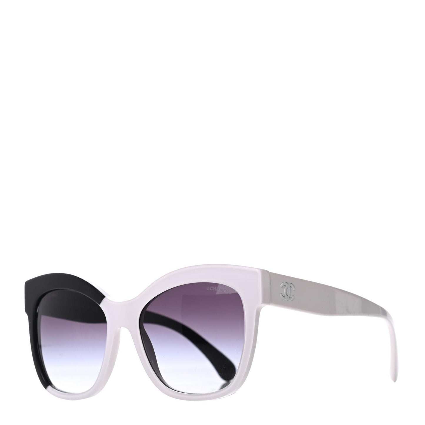 Acetate CC Sunglasses 9081 White Black