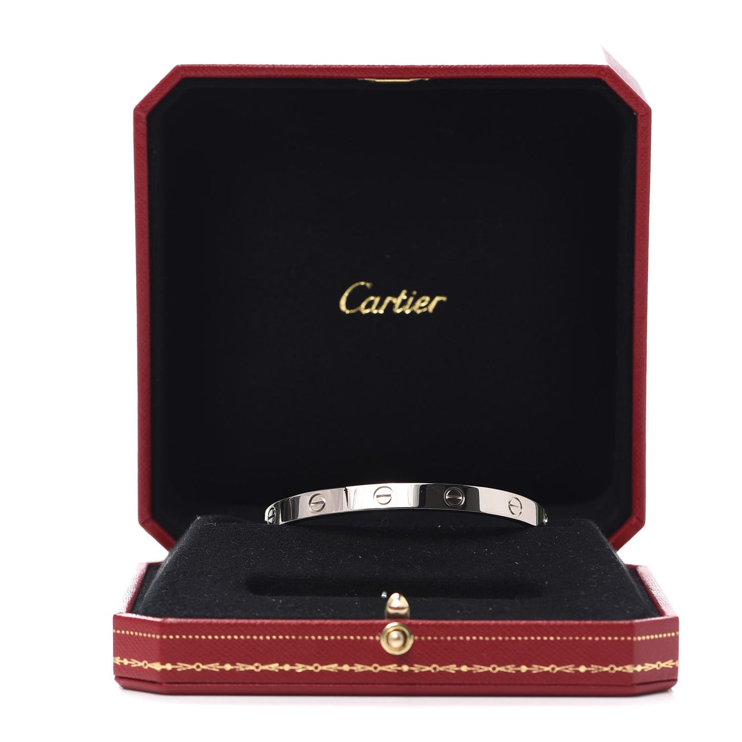 18K White Gold LOVE Bracelet 18