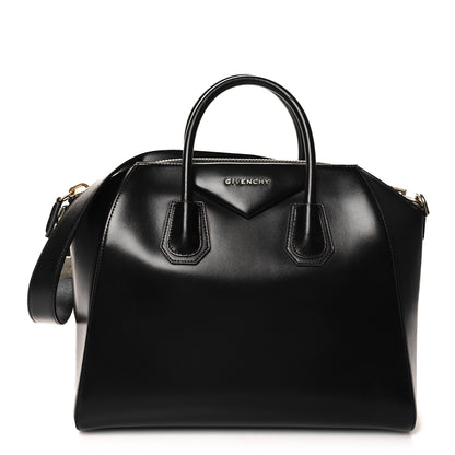 Givenchy Shiny Lord Calfskin Medium Antigona Black 1 of 10