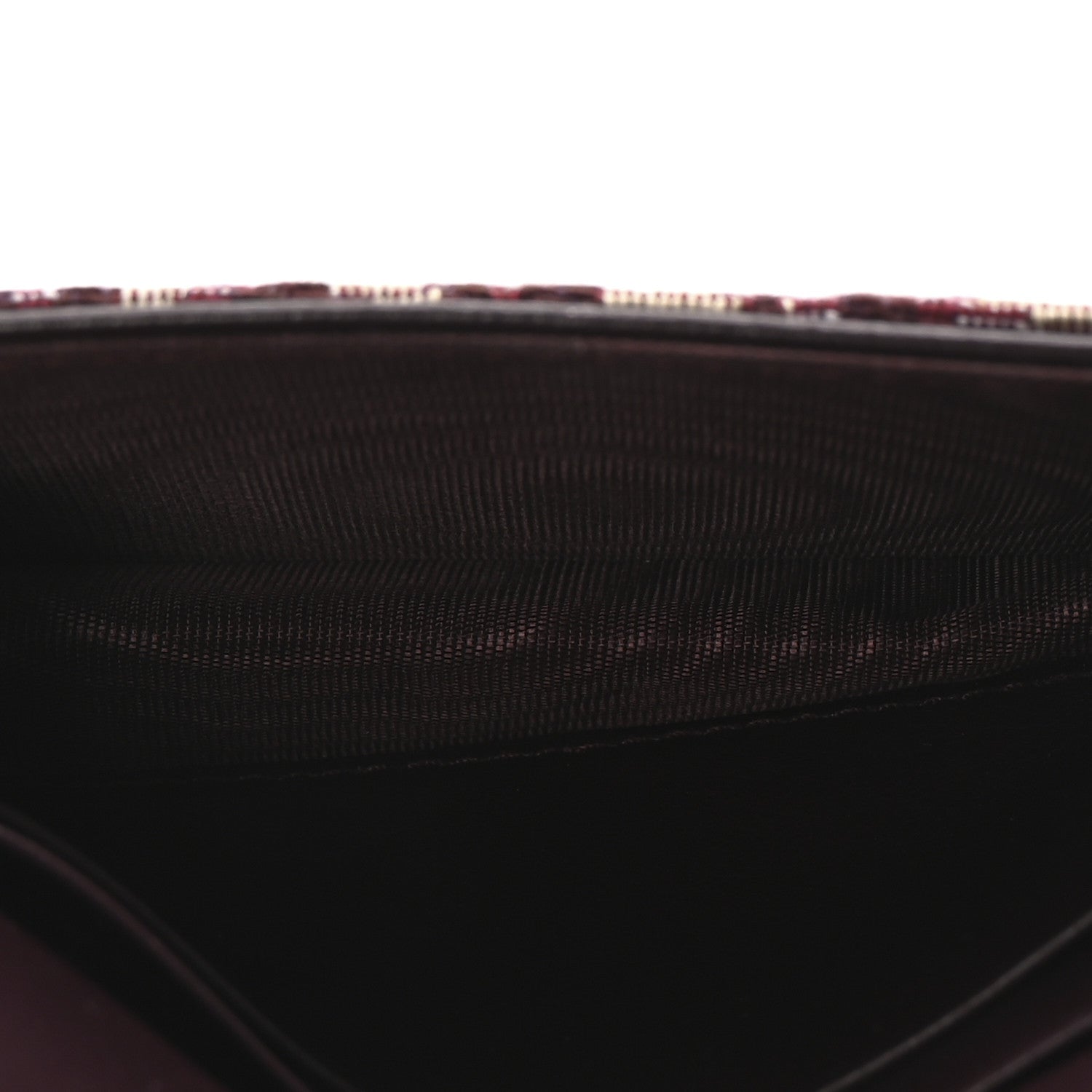 Christian Dior Oblique Saddle Card Holder Bordeaux 5 of 7