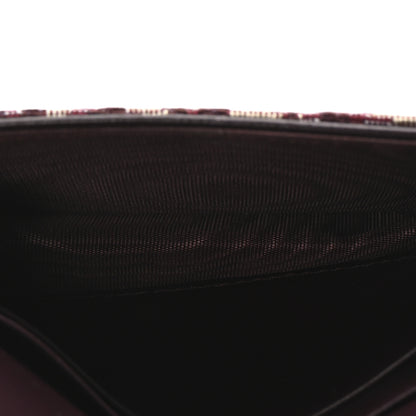 Christian Dior Oblique Saddle Card Holder Bordeaux 5 of 7