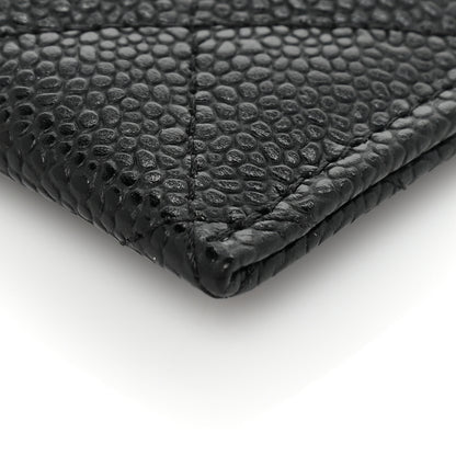 Chanel Caviar Quilted Card Holder Black 9 of 9