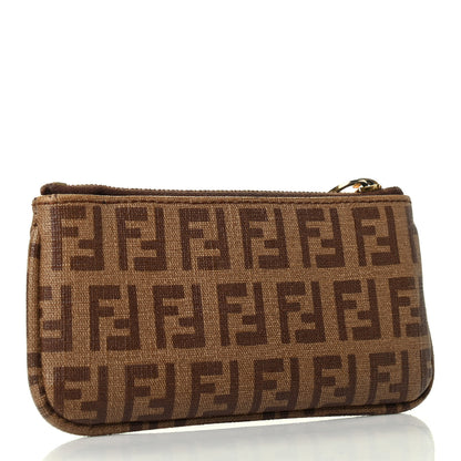 Fendi Zucchino Spalmati Forever Coin Pouch Key Case Nocciola 3 of 7