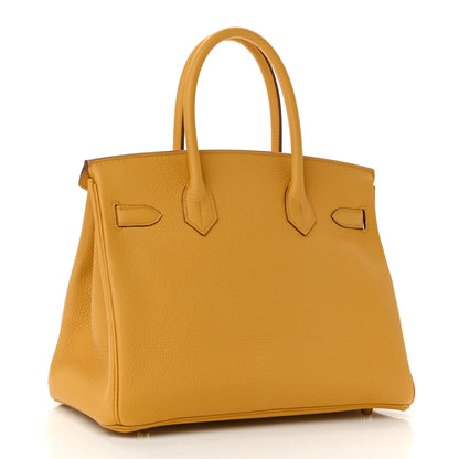 Hermes Togo Birkin 30 Jaune Ambre 3 of 11