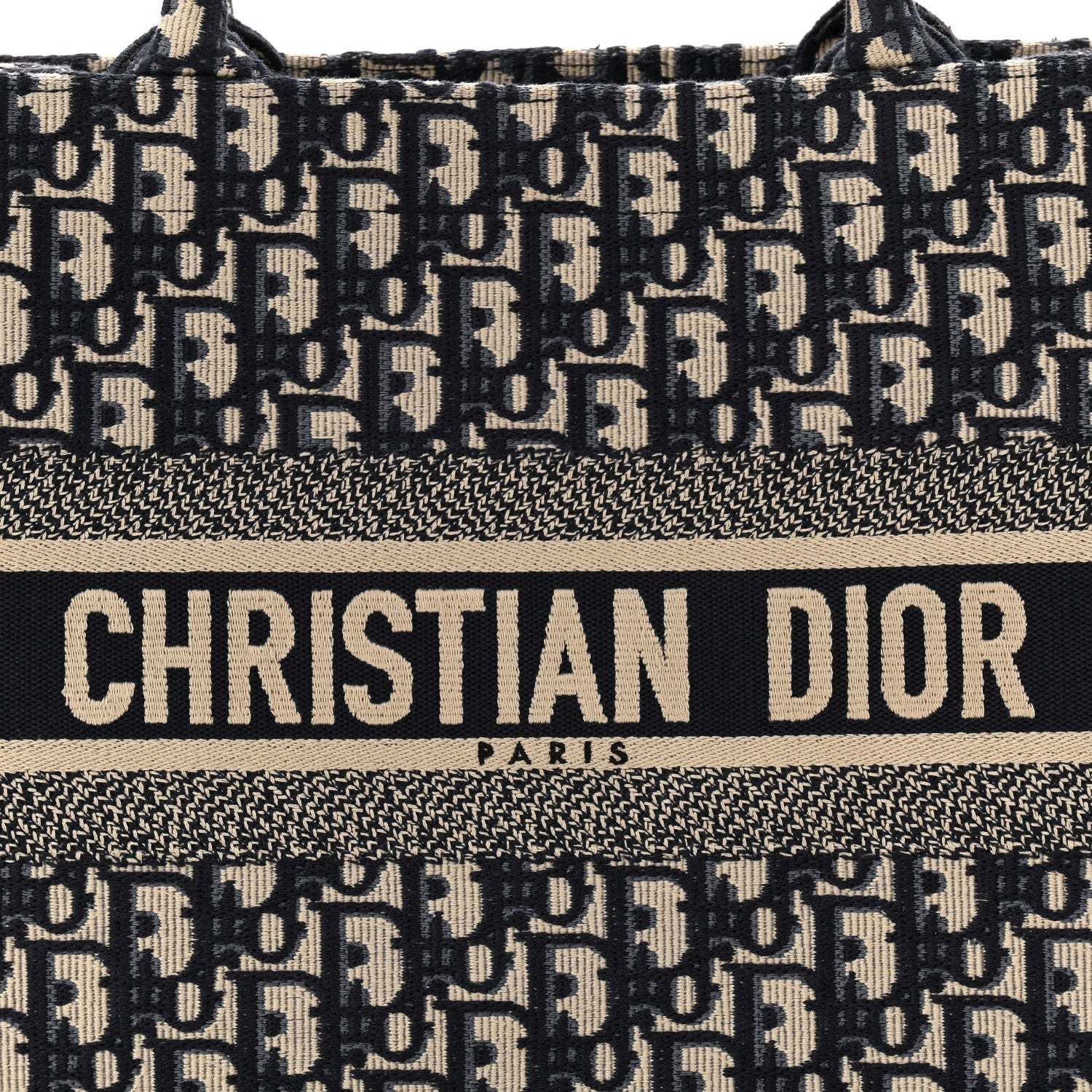 Christian Dior Oblique Medium Book Tote Blue Multicolor 8 of 11