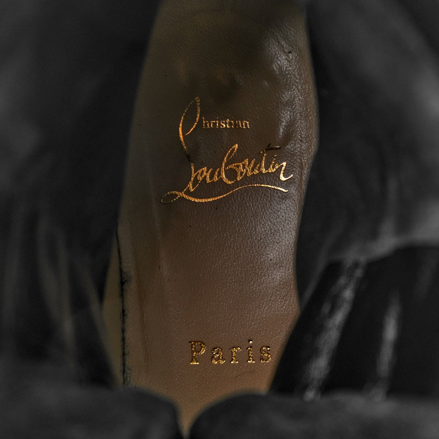 Christian Louboutin Calfskin Horse Guarda Flat Boot 40 Black 7 of 8