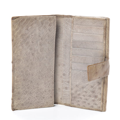 Gucci Ostrich Indy Continental Wallet Beige 5 of 8
