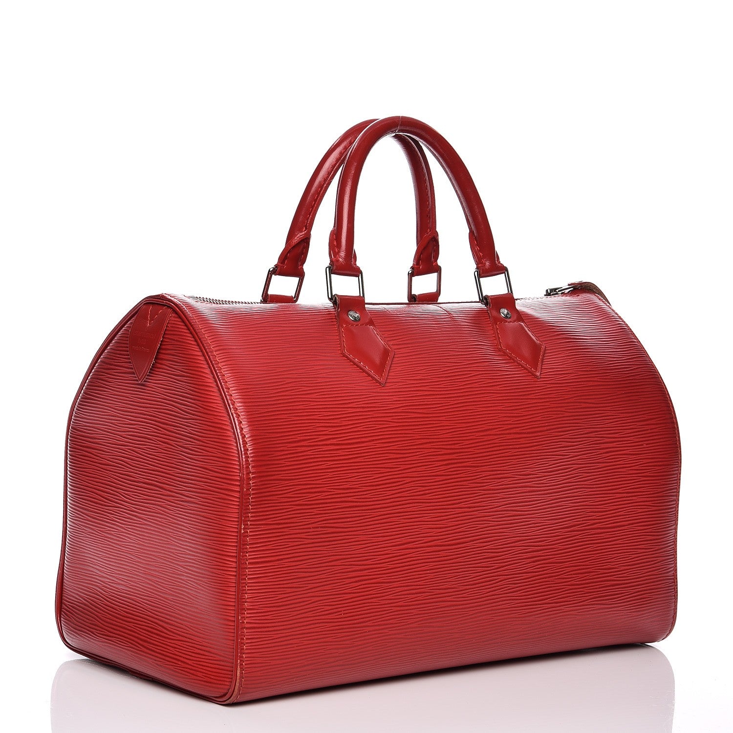 Louis Vuitton Epi Speedy 30 Rouge 3 of 18