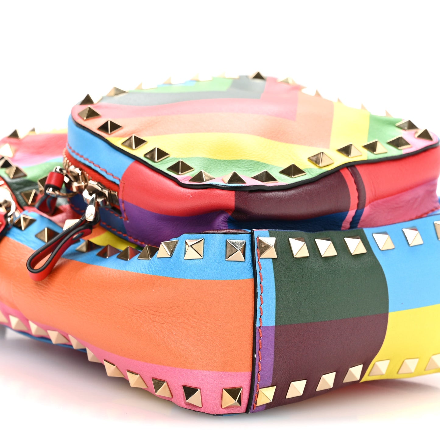 Calfskin 1973 Mini Rockstud Backpack Multicolor