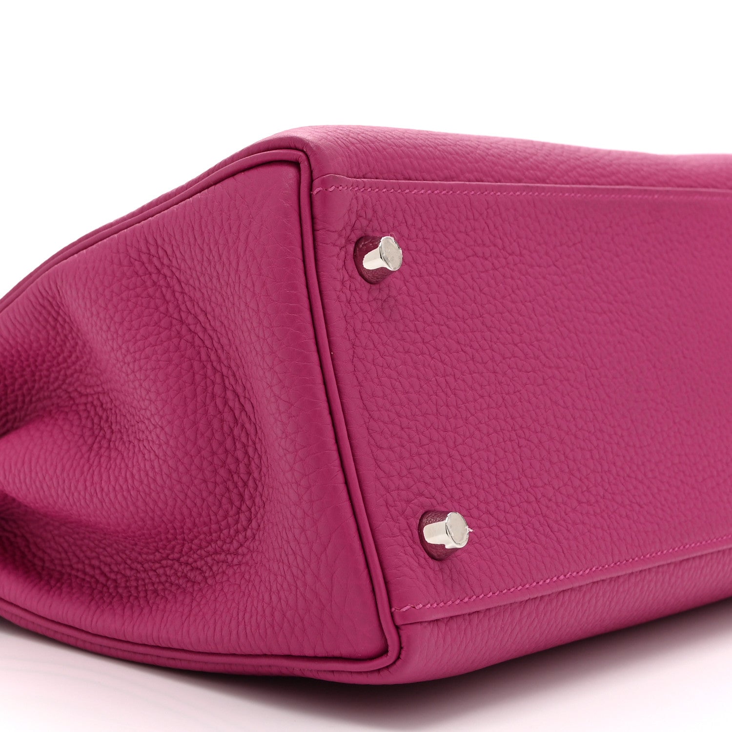 Hermes Togo Kelly Retourne 28 Rose Pourpre 9 of 10