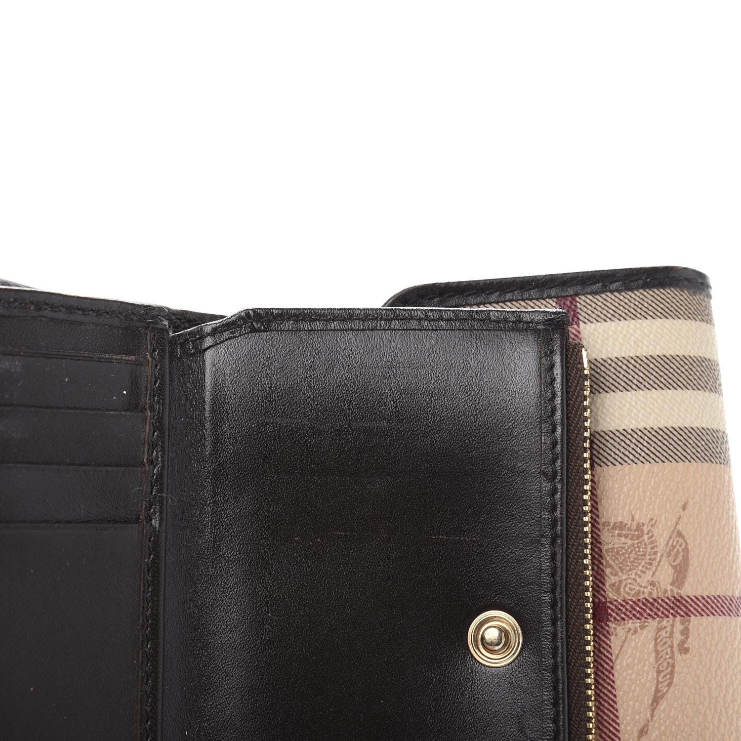 Burberry Haymarket Check Medium Bellfield ID Wallet Chocolate 8 of 11