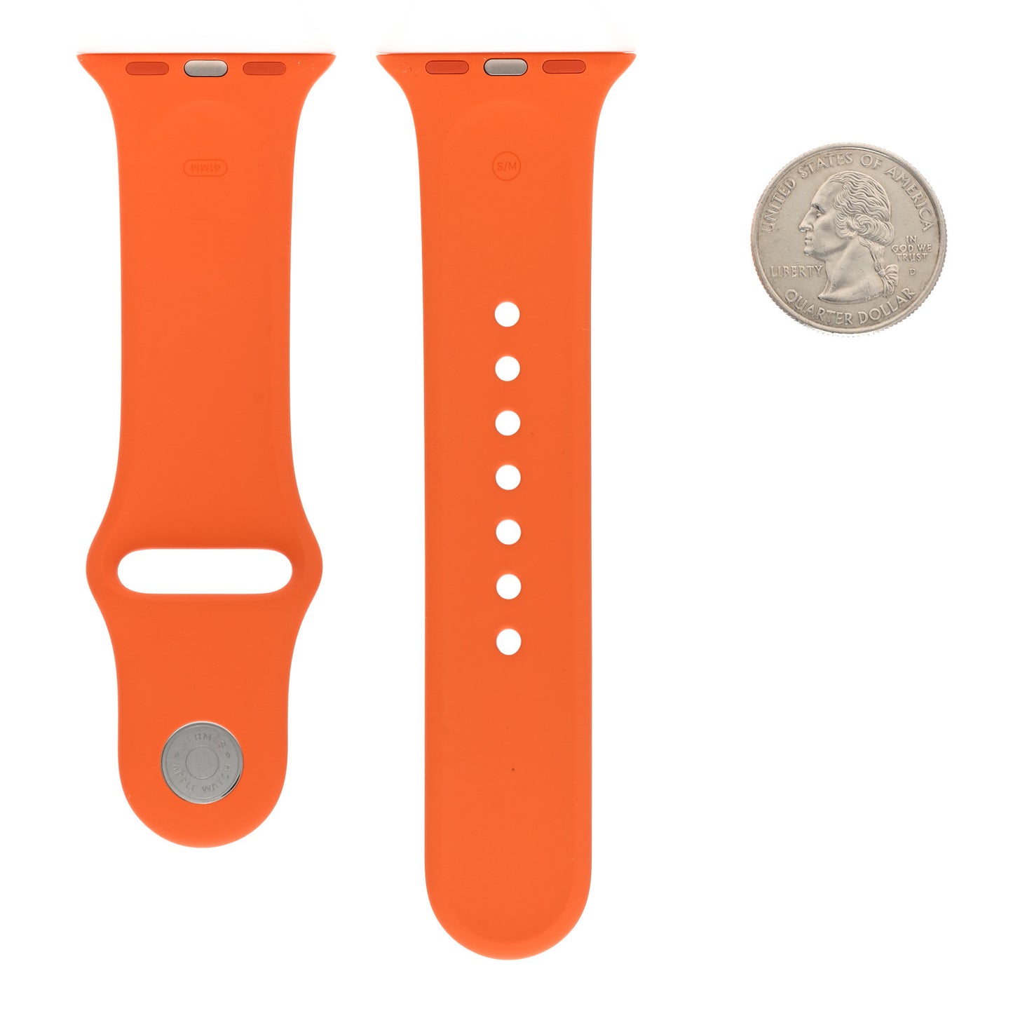 Silicone 41mm Apple Sports Watch Single Tour Band Orange