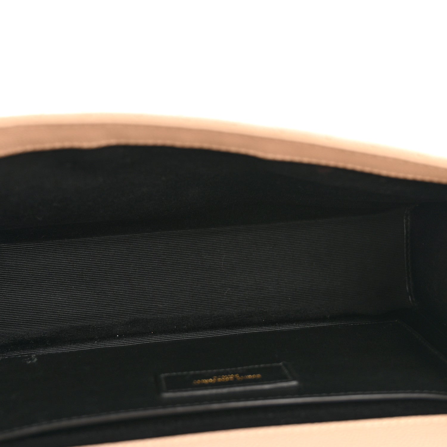 Saint Laurent Grain De Poudre Textured Mixed Matelasse Medium Triquilt Monogram Satchel Dark Beige 5 of 11