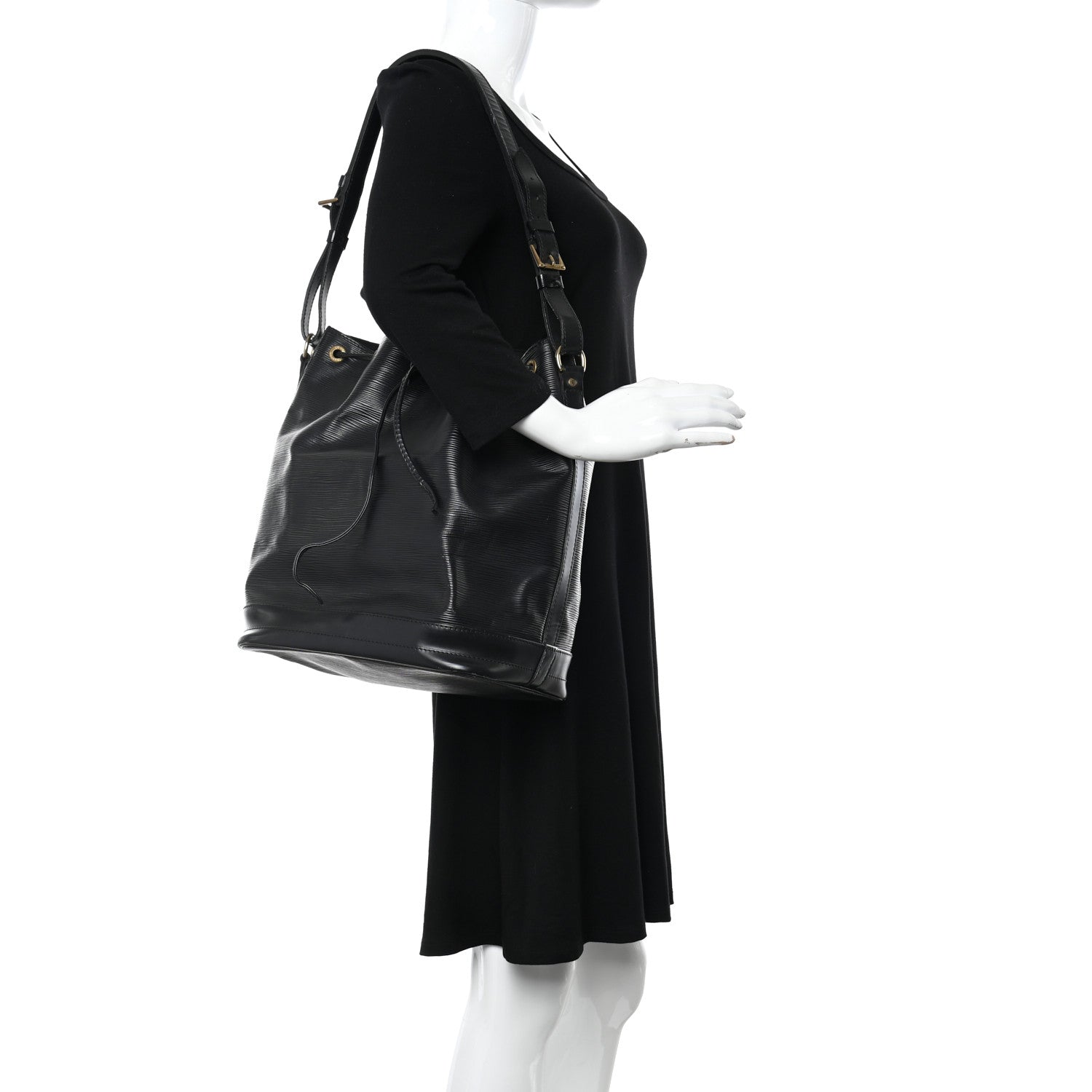 Louis Vuitton Epi Noe Black 2 of 17